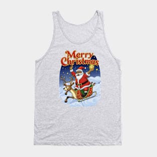 Merry Christmas Santa Tank Top